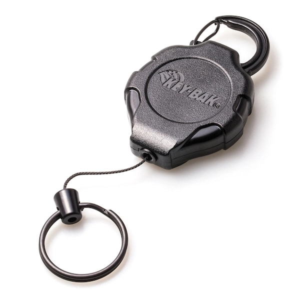 Key-Bak KEYBAK Ratch-It Heavy Duty Carabiner Keychain, 48 in. Kevlar Cord, 15-Key, 5PK 0KR2-3A12 - main